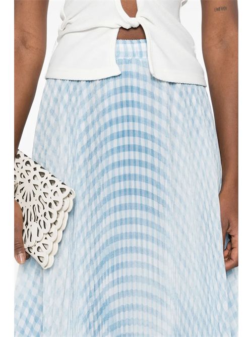 Skirt with gingham print ERMANNO SCERVINO | D482O361VYJS4816